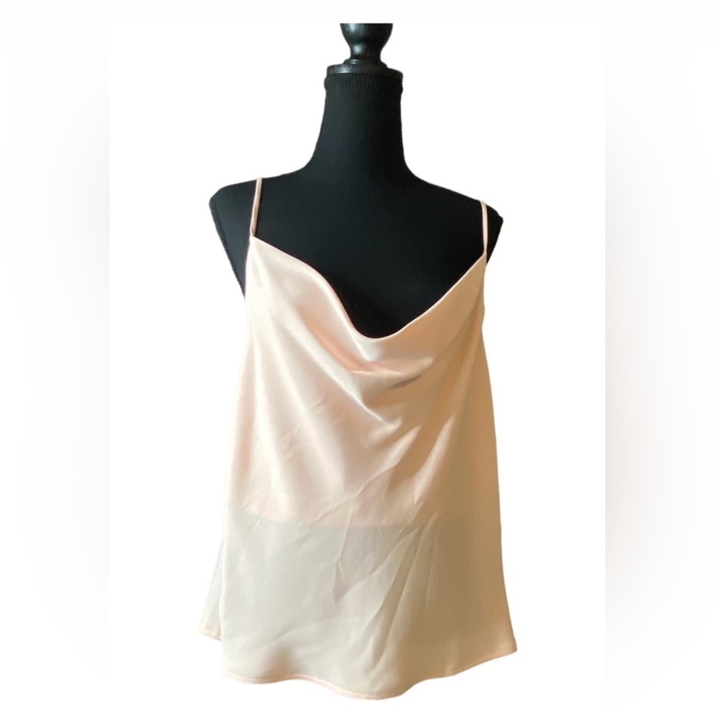 Babaton Cowlneck Light Pink Camisole